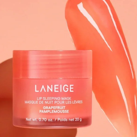 LANEIGE Lip Sleeping Mask Trio -Matcha Bubble Tea, Grapefruit &Peach Iced Tea💋 - Picture 7 of 10